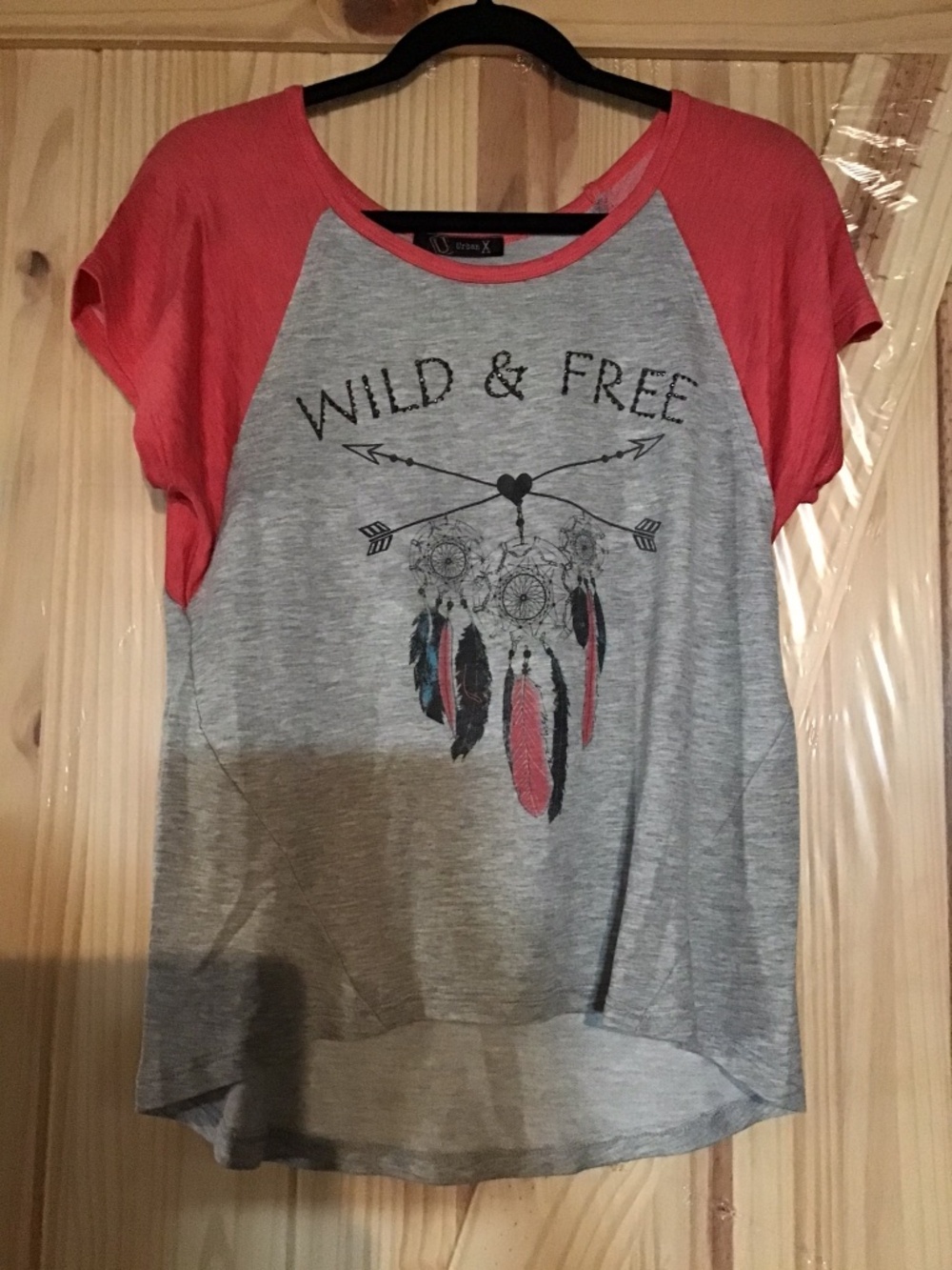 NWT Urban X Wild Free S M Coral Grey top